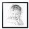 ArtToFrames 28x28" Matted Picture Frame with 24x24" Single Mat Photo Opening Framed in 1.25" Black and 2" Mat (FWM-3926-28x28)